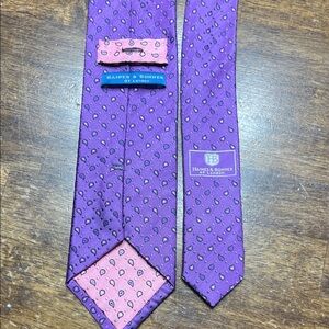 Haines &Bonner of London all silk handmade Patterned Men's Tie